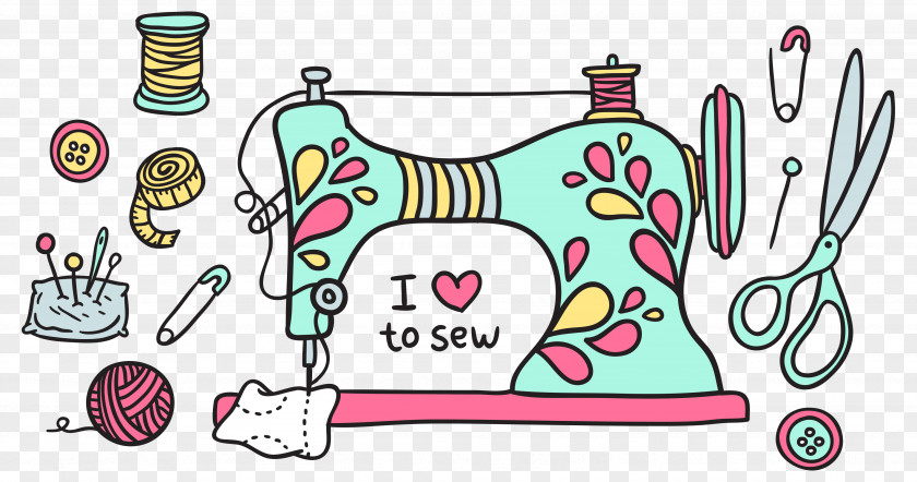 Sewing Machine Machines Hand-Sewing Needles Quilting Embroidery PNG