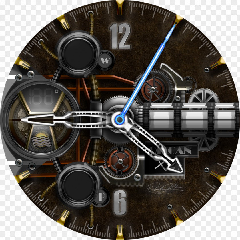 Steampunk Samsung Galaxy Gear S2 2 Smartwatch PNG