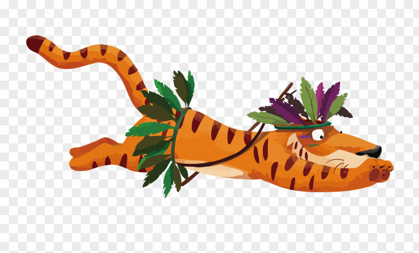 Vector Tiger Reptile Stuffed Toy Giraffidae Illustration PNG