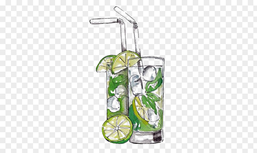 Cartoon Lemonade Cocktail Mojito Juice Moscow Mule Margarita PNG