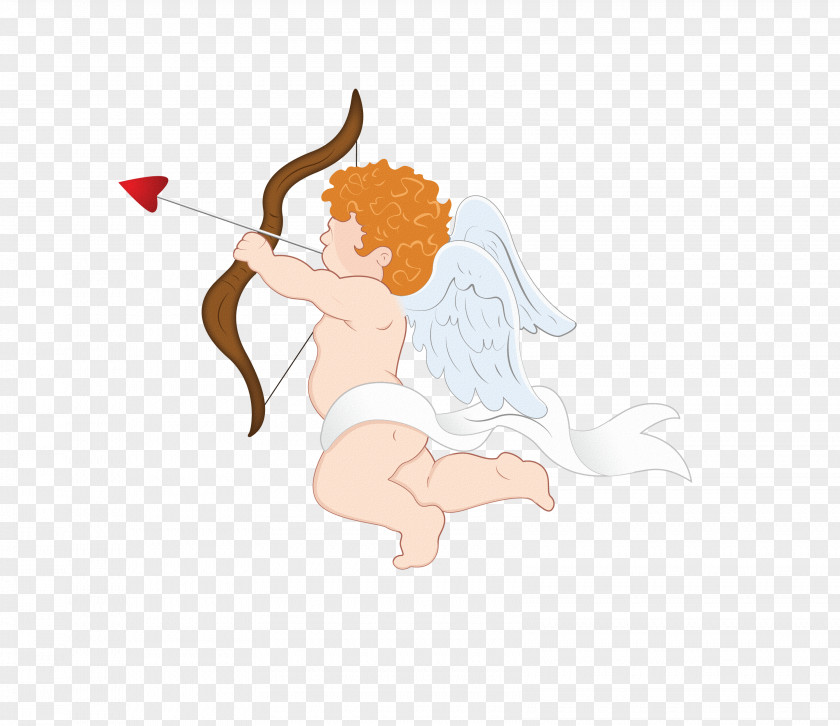 Cupid Deity Illustration PNG