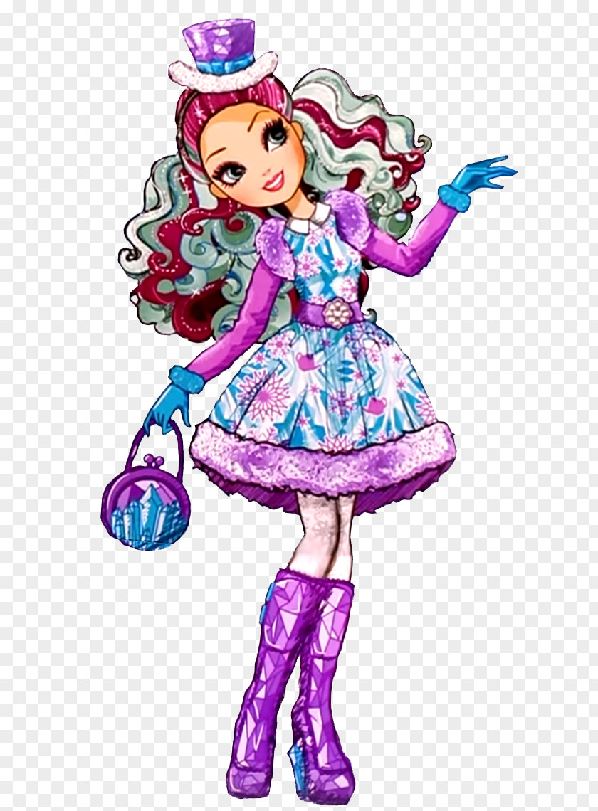 Madeline Weinrib Mad Hatter Ever After High Doll Queen Monster PNG