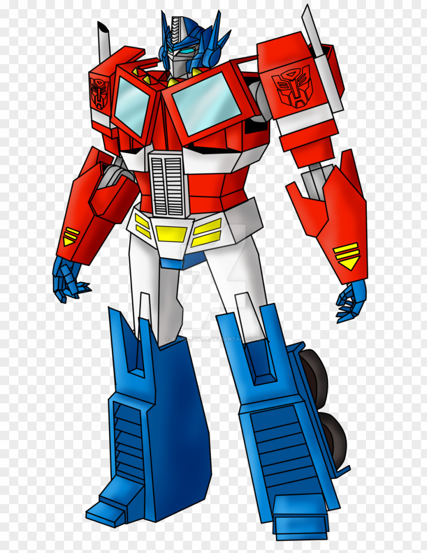 Transformers Optimus Prime Cartoon Toy PNG