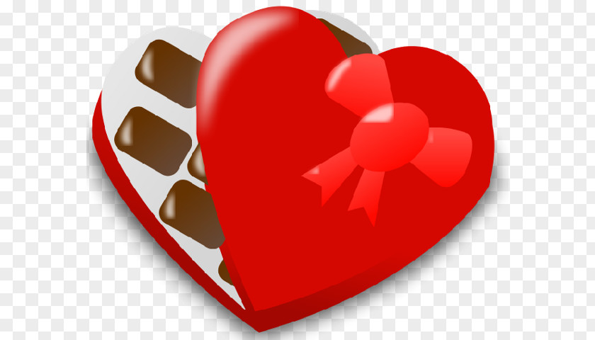 Valentine's Day Chocolate Heart Love Clip Art PNG