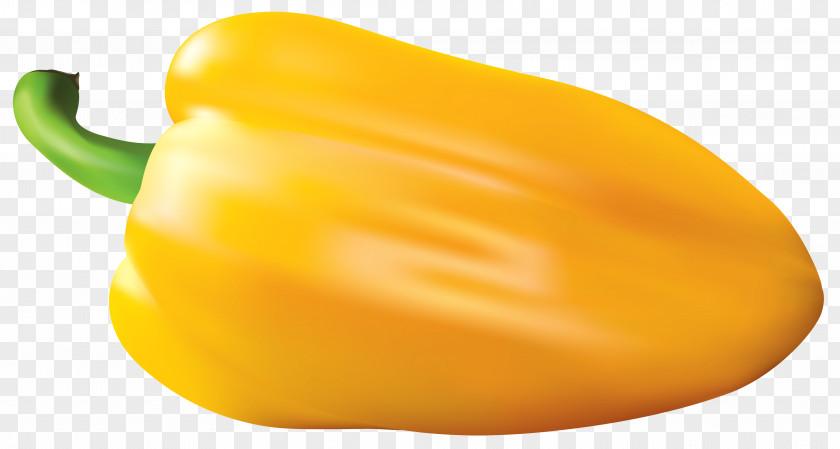 Yellow Pepper Vector Clipart Image Habanero Bell Pin Vegetable PNG
