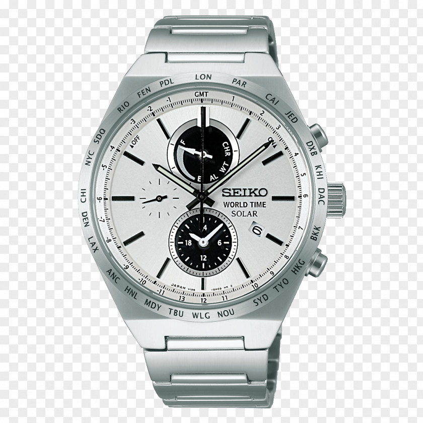Company Spirit Seiko Solar-powered Watch Chronograph Clock PNG