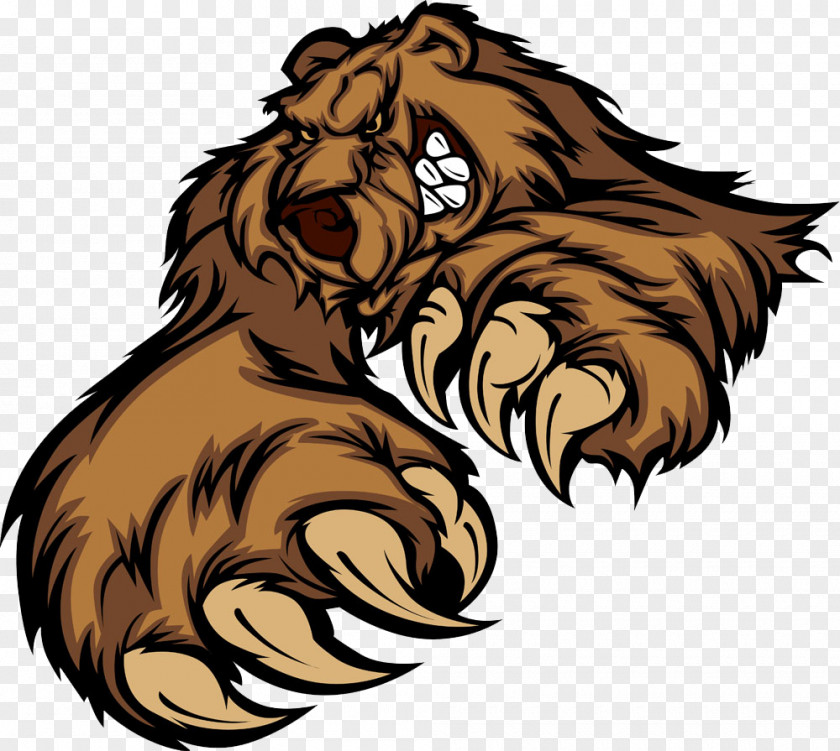 Play Bear Claw American Black Paw Brown PNG