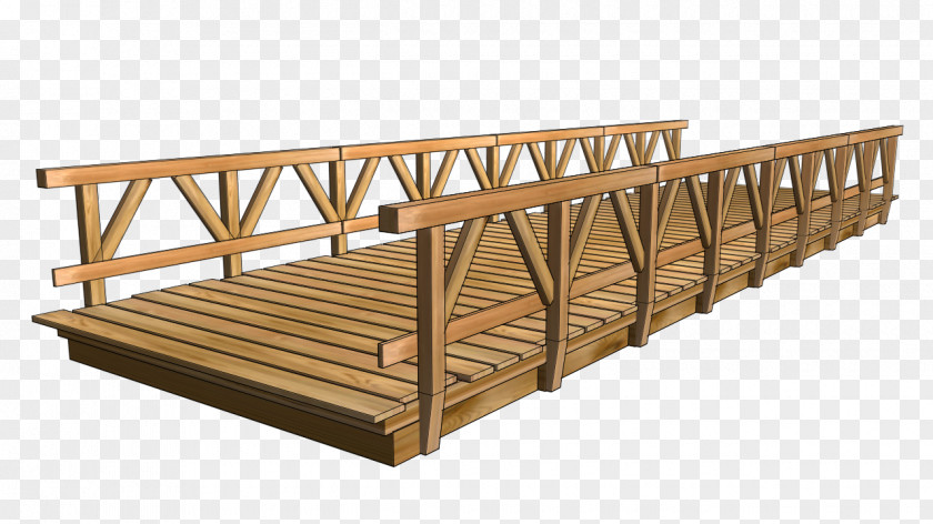 Bridge Wood Timber Lumber Covered PNG
