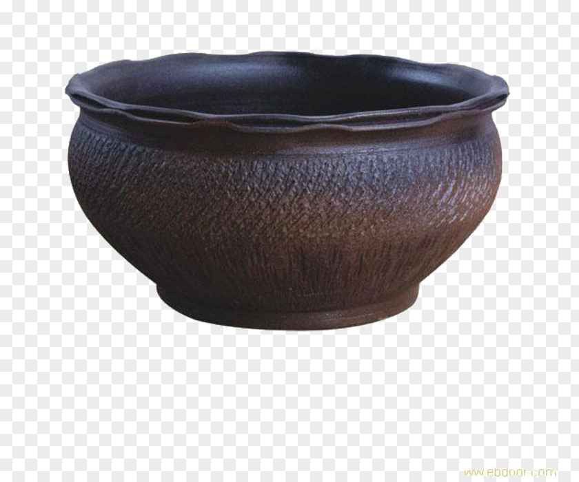 Ceramic Pots Tread Edge Fengbian Flowerpot PNG