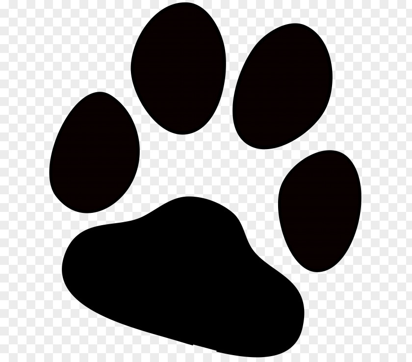 Dog Paw Cat Silhouette Clip Art PNG