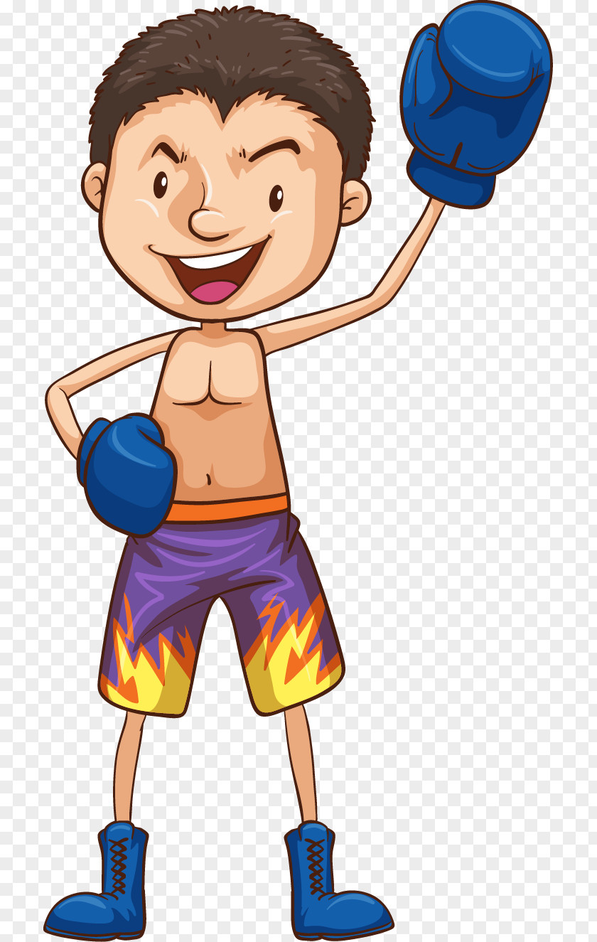 Foreign Student Movement Image Vector Royalty-free Boxing Illustration PNG
