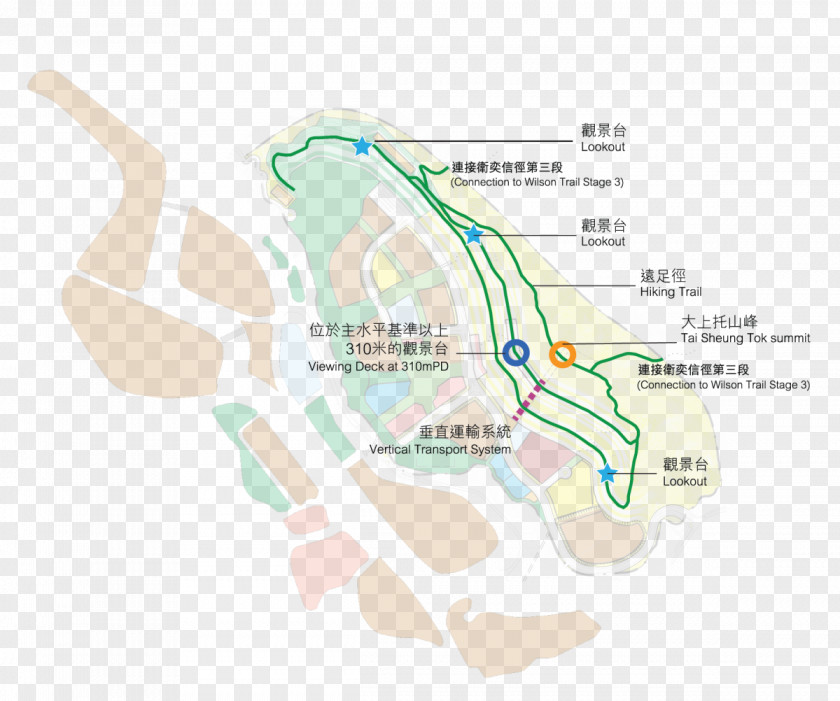Hong Kong Landmark Map Water PNG