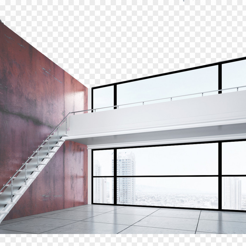 Interior Design Characteristic Staircase Effect Diagram Loft Stairs Services Architectural Rendering Illustration PNG