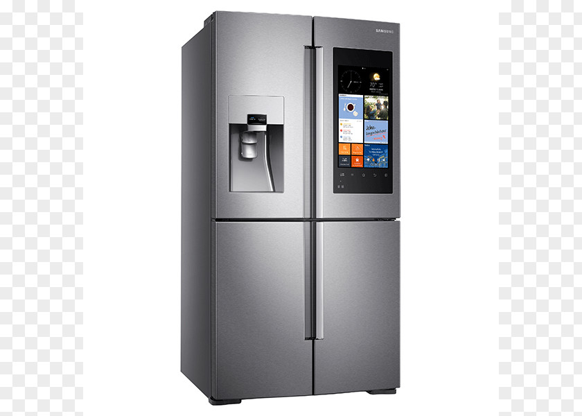 Refrigerator Samsung Family Hub RF56M9540 Home Appliance Washing Machines PNG