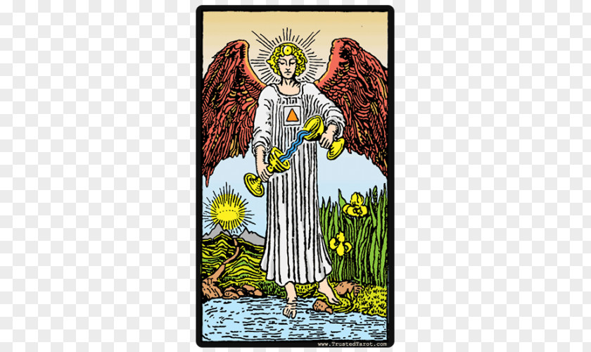 Temperance Tarot Major Arcana Strength Playing Card PNG