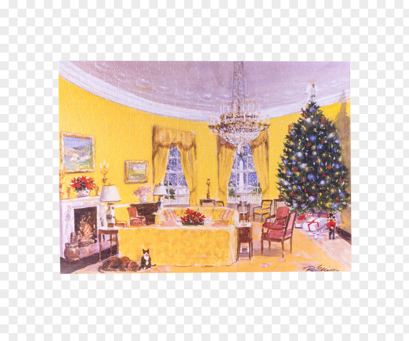 White House Christmas Tree Yellow Oval Room Clinton–Lewinsky Scandal PNG