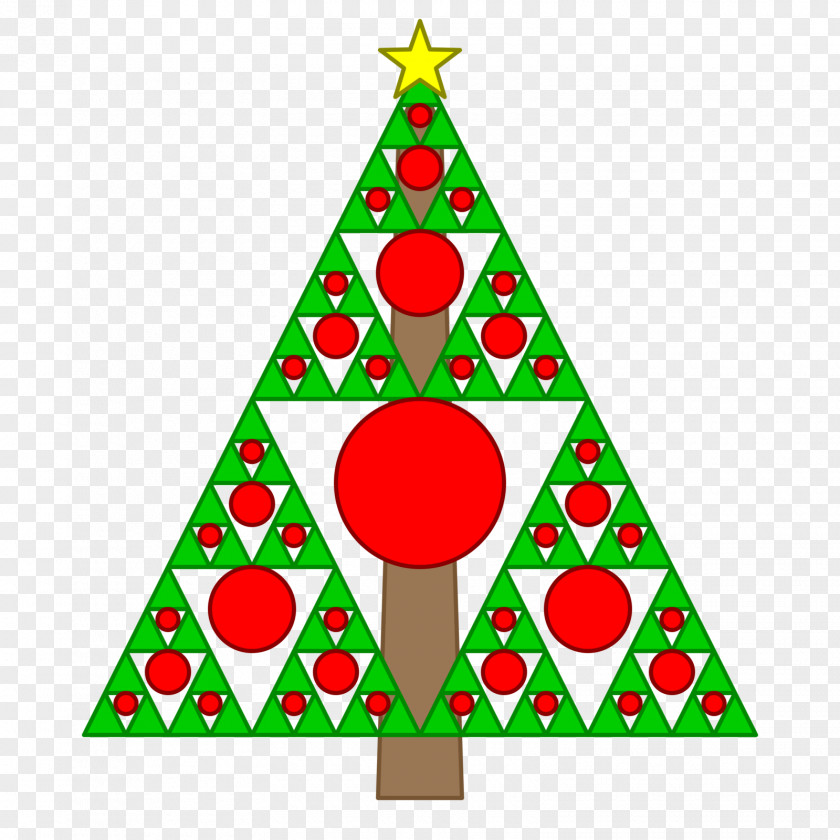 Christmas Tree Ornament Triangle Clip Art PNG