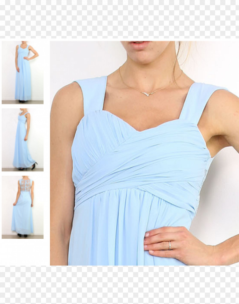 Dress Cocktail Sky Blue PNG