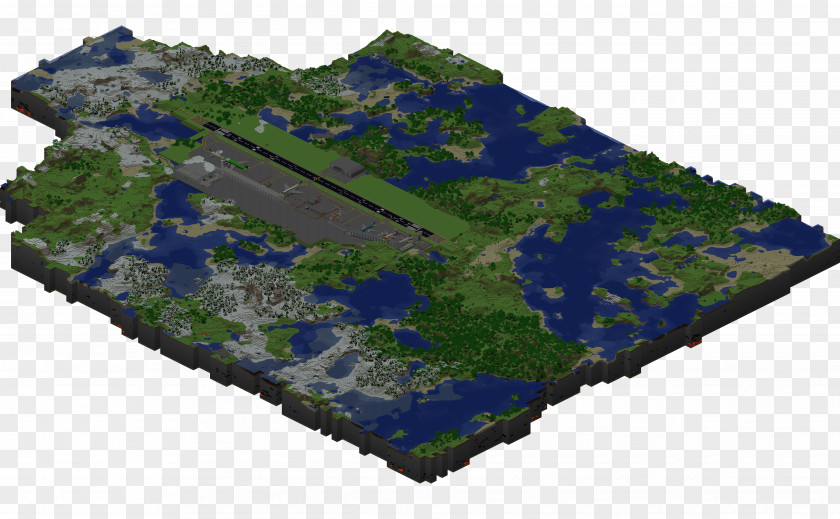Minecraft Minecraft: Pocket Edition Map Airplane Airport PNG