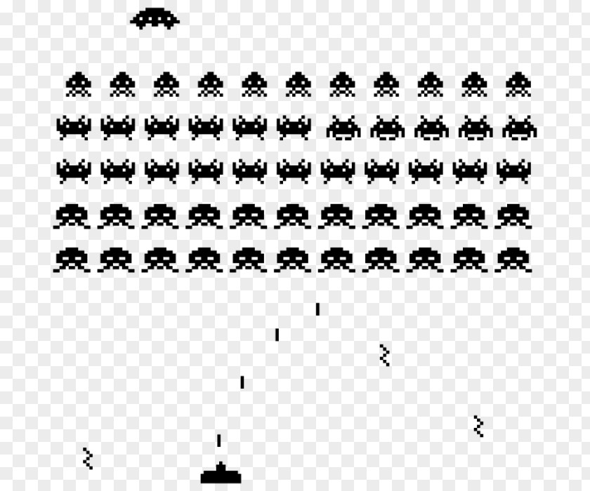 Space Invaders Galaga Pac-Man Arcade Game Video PNG