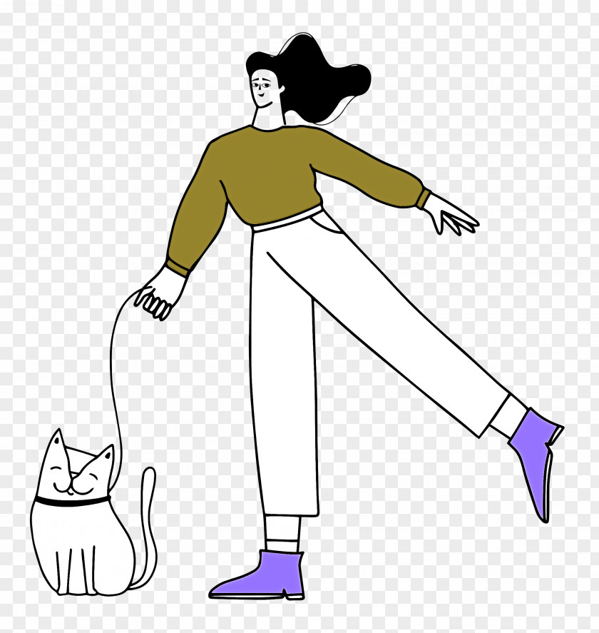 Walking The Cat PNG