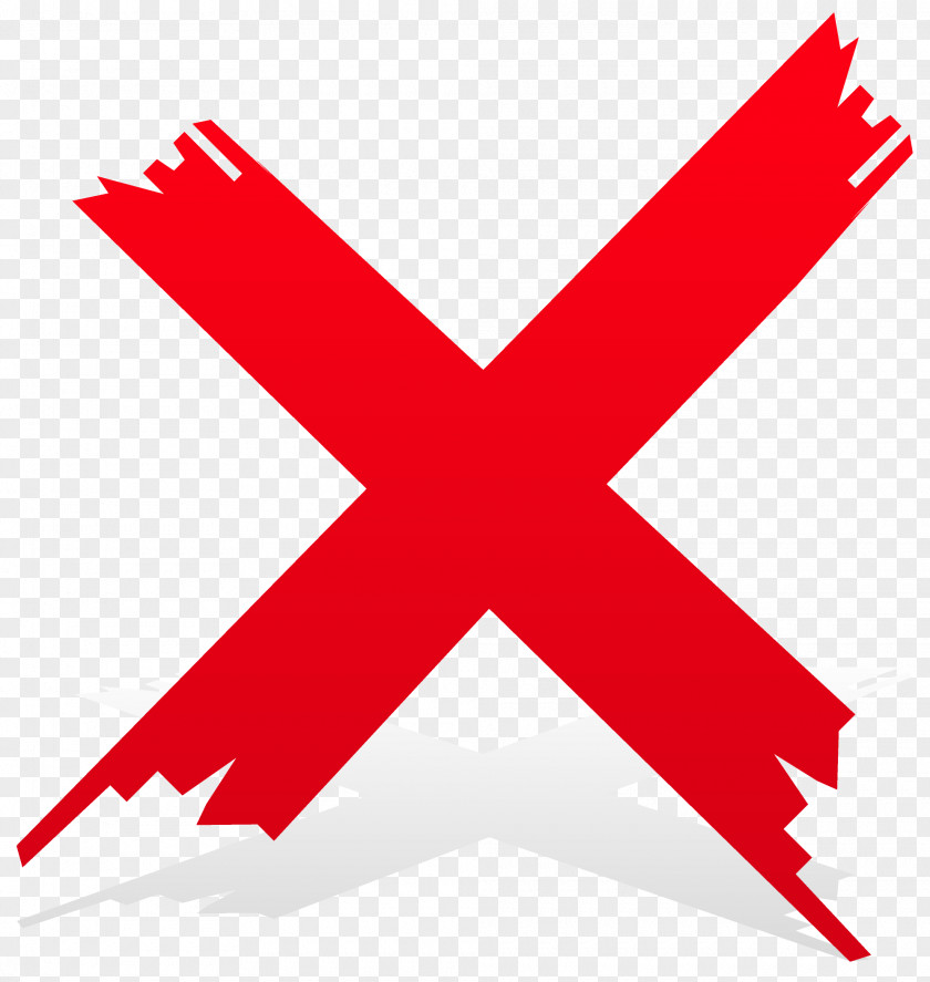Cross Check Mark Red Tick PNG