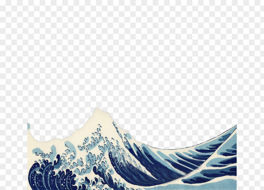 Japan The Great Wave Off Kanagawa Desktop Wallpaper Art Printmaking PNG