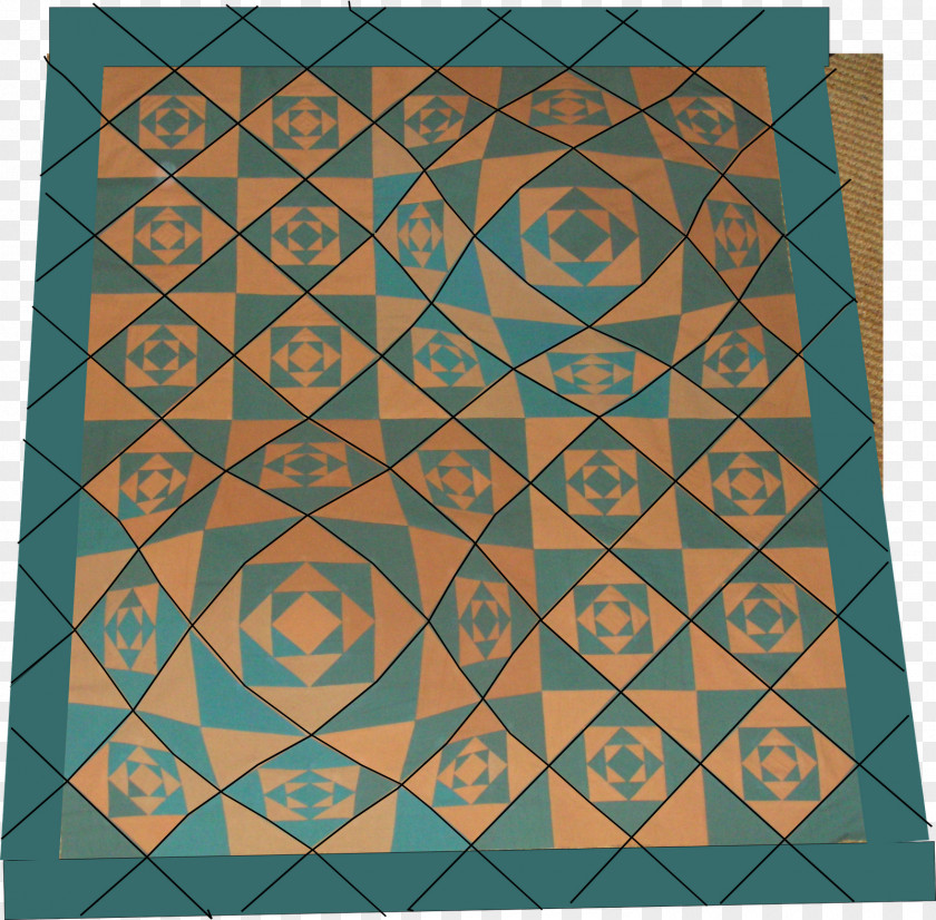 Line Quilt Symmetry Textile Pattern PNG