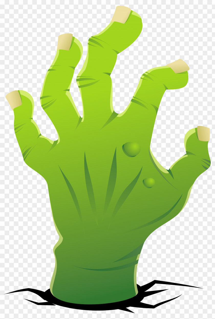 Thumbs Signal Sign Language Zombie Cartoon PNG