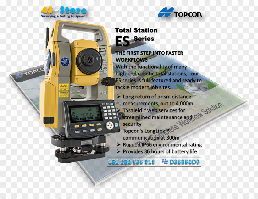 Total Station Topcon Corporation Measuring Instrument Sokkia Surveyor PNG