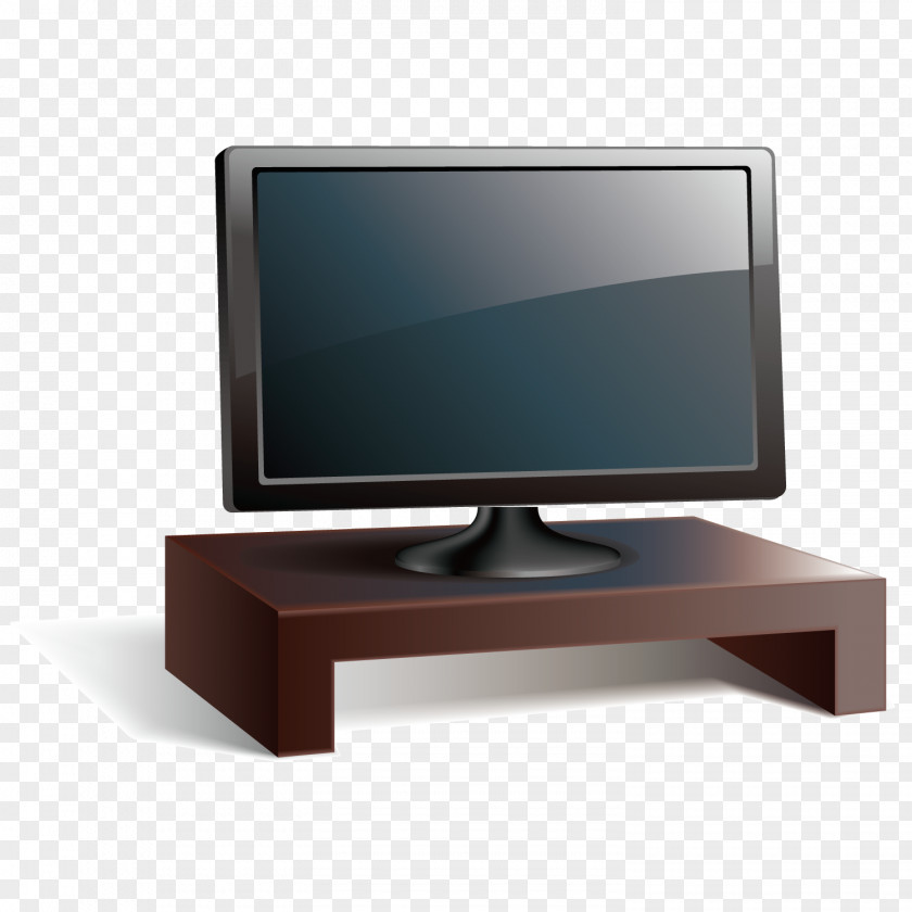 Vector TV Computer Monitor Television Graphic Design PNG