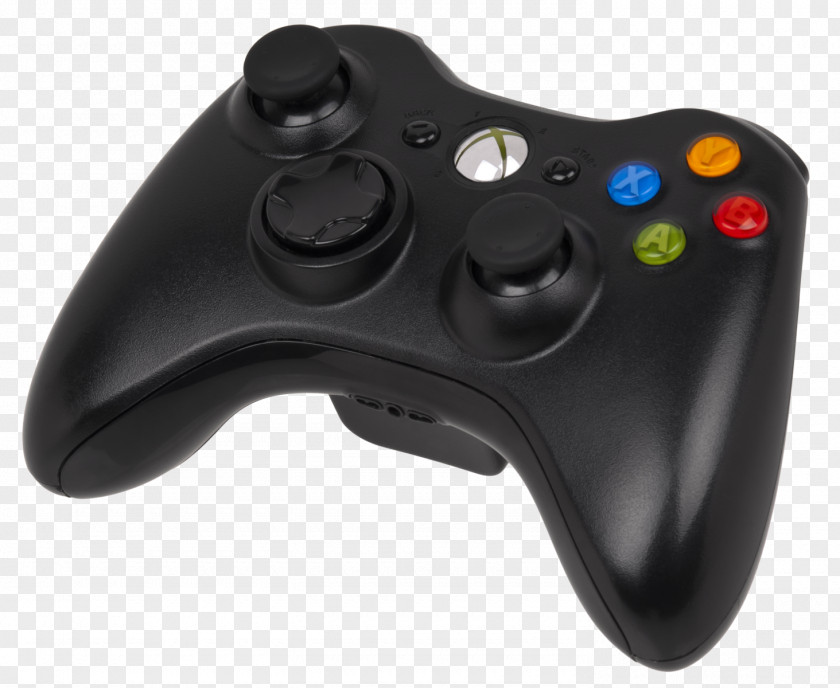 Joystick Black Xbox 360 Controller PlayStation 3 Kinect PNG