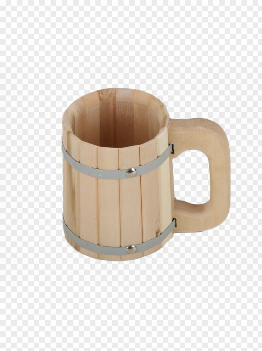 Mug Banya Barrel Oak Wood PNG