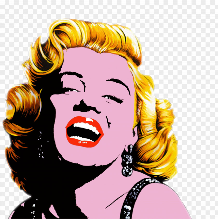 Pope Marilyn Monroe Pop Art Painting Canvas PNG