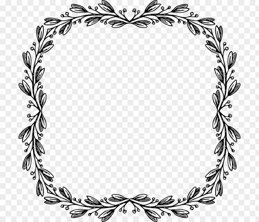 Bay Laurel Wreath Picture Frames Clip Art PNG