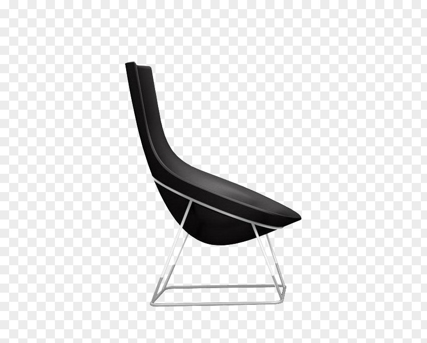 Black Stylish Art Deco Chair Fauteuil Furniture Interior Design Services PNG