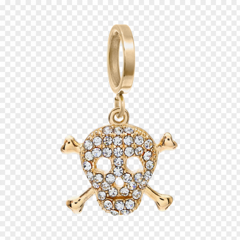 Gold Locket Charms & Pendants Earring Cubic Zirconia PNG