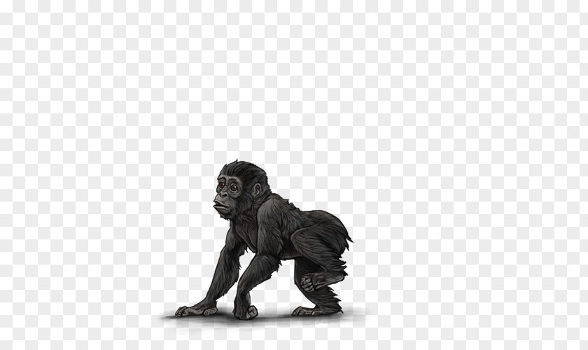 Gorilla Dog Mammal Figurine Canidae PNG