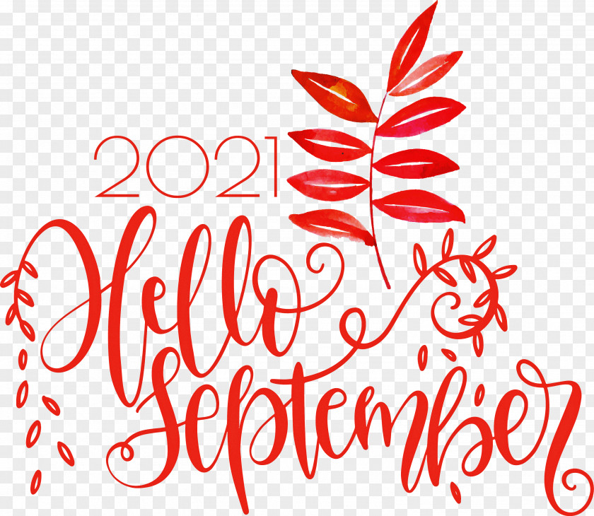 Hello September September PNG