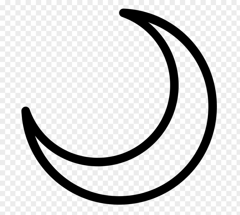 Moon Crescent New Lunar Phase PNG