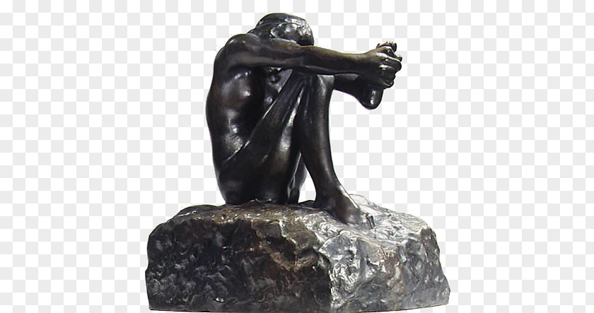 Musée Rodin Meditation Bronze Sculpture The Thinker PNG