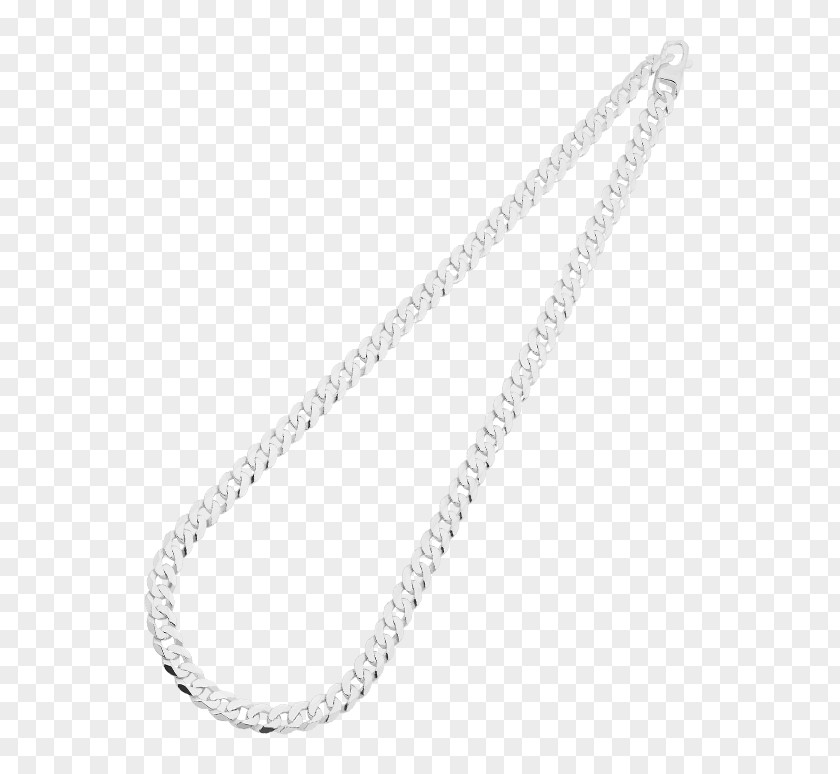 Silver Chain Necklace Body Jewellery PNG