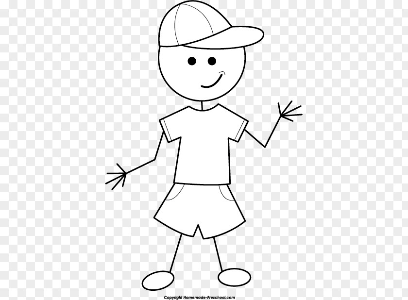 Stick Boy White Human Behavior Thumb Character Clip Art PNG