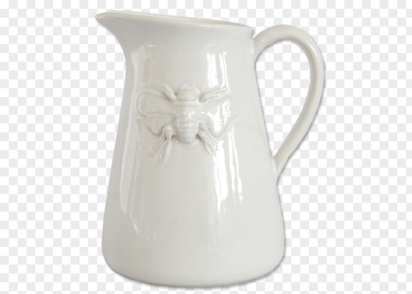 Bee Jug Ceramic Table Pitcher PNG
