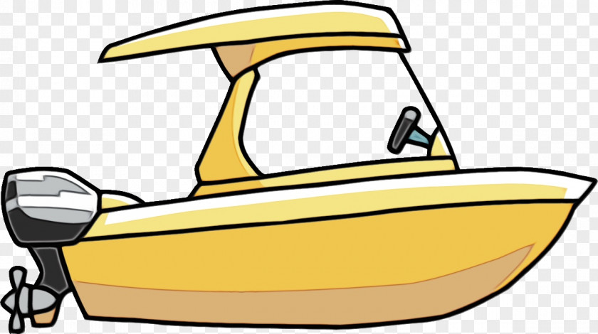 Boating Automotive Design Water Transportation Yellow Clip Art Vehicle Mode Of Transport PNG
