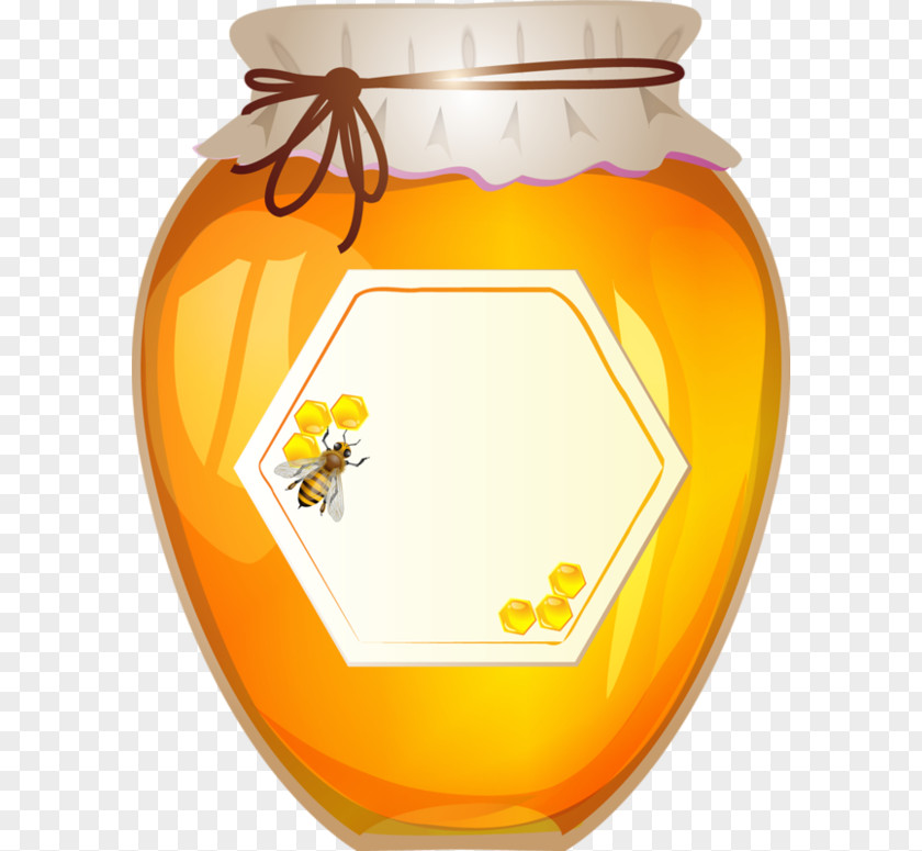 Honey Bee Jar Clip Art PNG