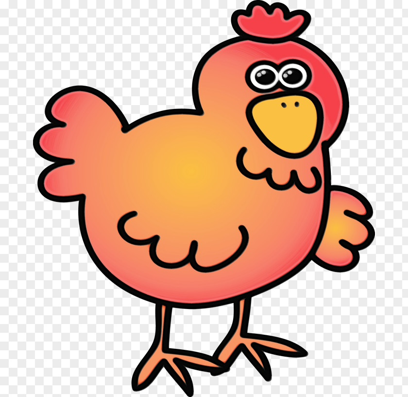 Rooster Bird Cartoon Chicken Beak PNG