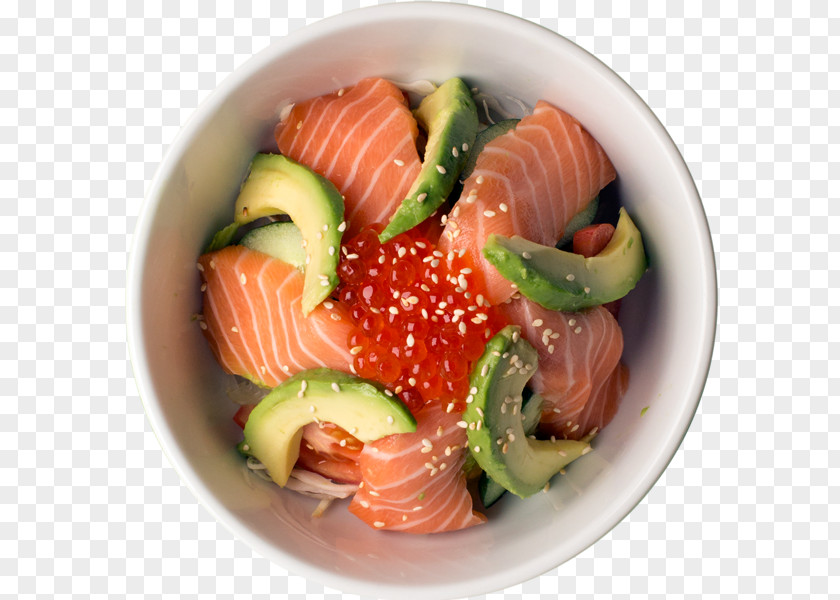 Sushi Sashimi Smoked Salmon Japanese Cuisine Avocado Salad PNG