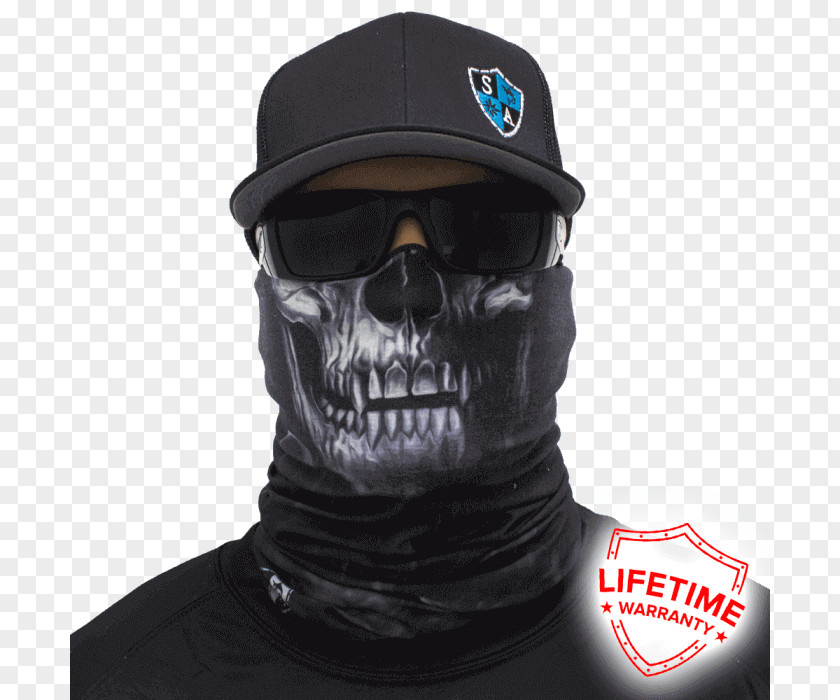 Blue Nebula Face Shield Skull Mask Kerchief PNG