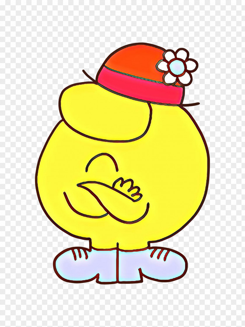 Cartoon Yellow Happy Smile PNG